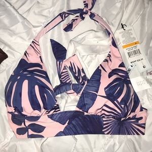 Tropical swimsuit top